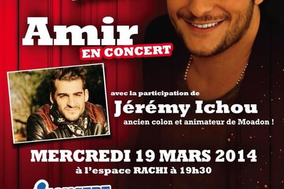 Amir et Jérémy Ichou, candidats de The Voice 3, vous offrent un concert exceptionnel !