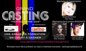 Formation vocale à gagner avec Vocal Music & Performing et Casting.fr !