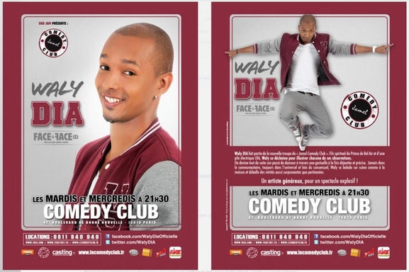 Waly Dia au Jamel Comedy Club avec son spectacle explosif "Face à Face" !