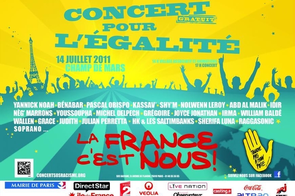 Gagnez votre rencontre avec les artistes du concert SOS racisme !