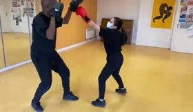 Boxe entraînement