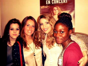 Les membres de Casting au concert de LOLA !